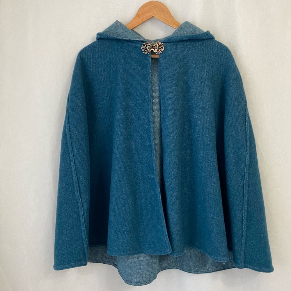 Hooded Wool Cape